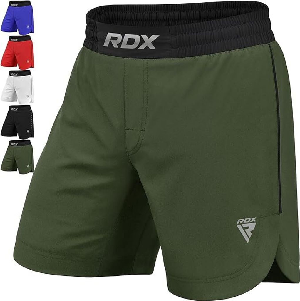 RDX MMA Shorts Sporthose Herren Kurz, Kampfsport Boxen Trainingshose Männer, Kickboxen Muay Thai Boxing Grappling Boxhose Sparring, Freefight Mart...