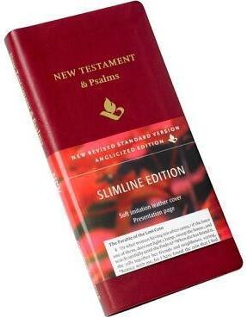 New Testament & Psalms (burgundy) – Lingua: Inglese
