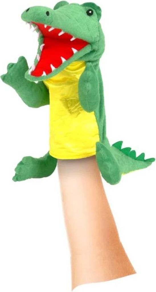 Fiesta Crafts Krokodil Handpuppe Spielzeug - pädagogisch und kreativ