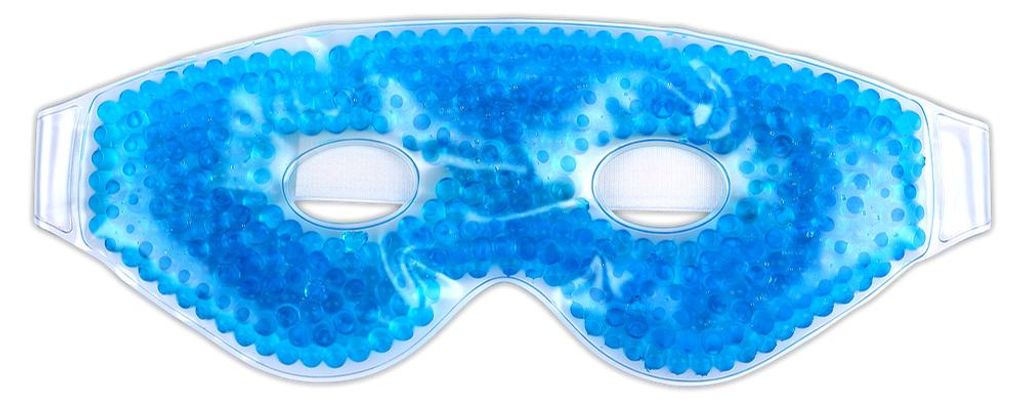 Schramm® Kühlmaske mit Gel Perlen Kühlbrille Augenmaske Produktbild 