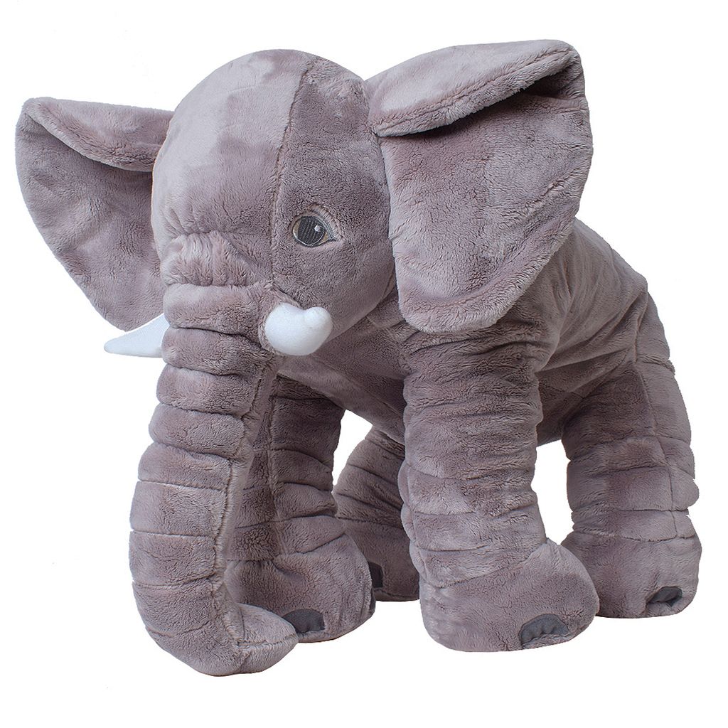 Plüsch Stofftier Kuscheltier Spielzeug Toy Groß Kinder Baby Elefant Puppe Kisse 