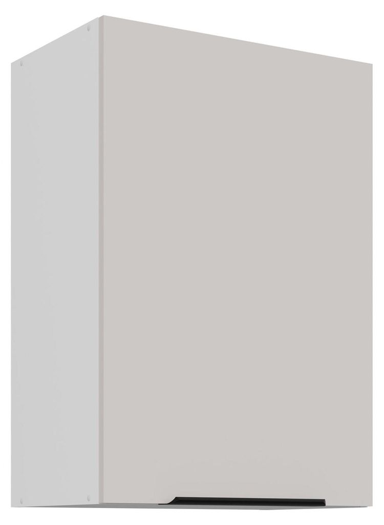 Küchen Hängeschrank 50 cm COMO Kaschmir beige matt + Weiß matt Küche Küchenzeile Küchenblock Einbauküche