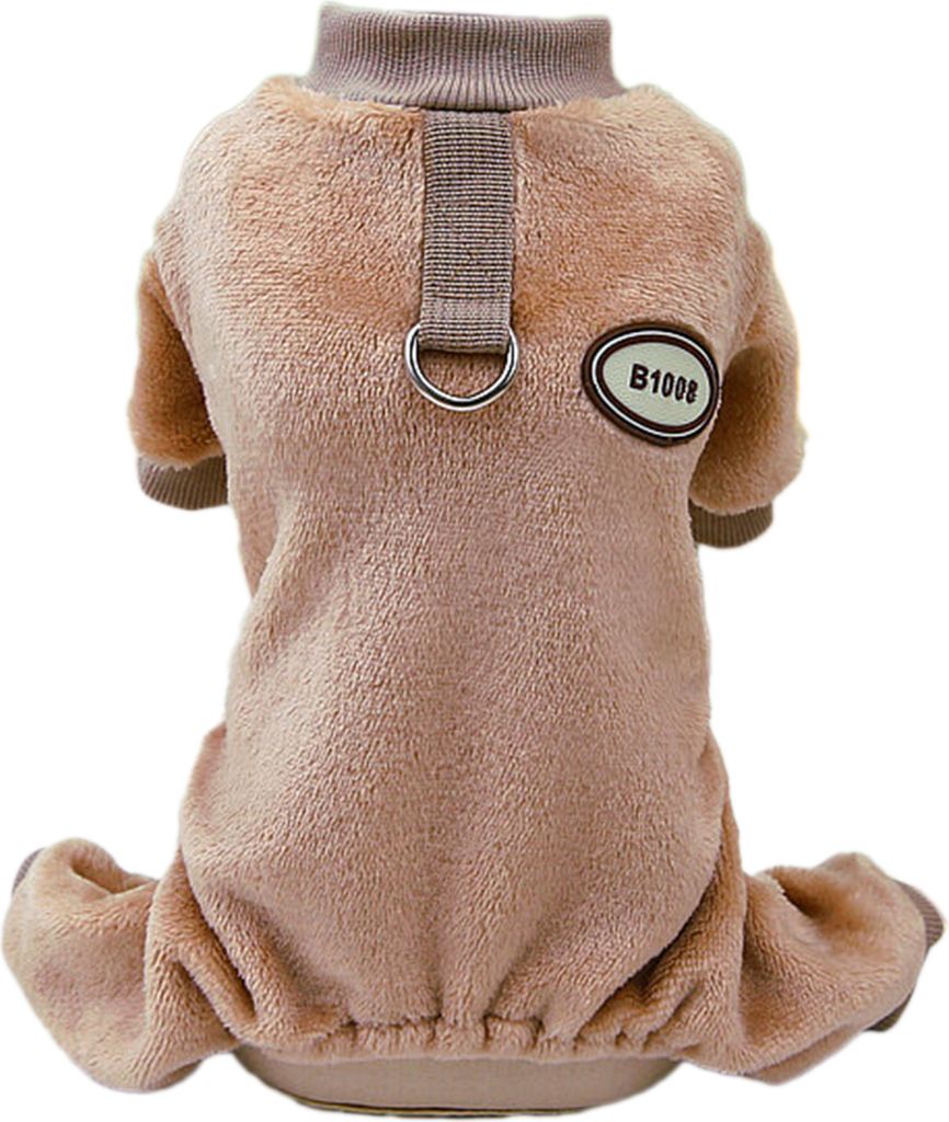 Haustier-Overall, modischer Winter-Overall für Hunde, bequeme Kleidung für vier Beine mit Traktionsring, Haustierbedarf