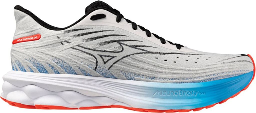 Mizuno WAVE SKYRISE 6 Nimbus Nimbus Cloud/Black/Blue Pace Produktbild 