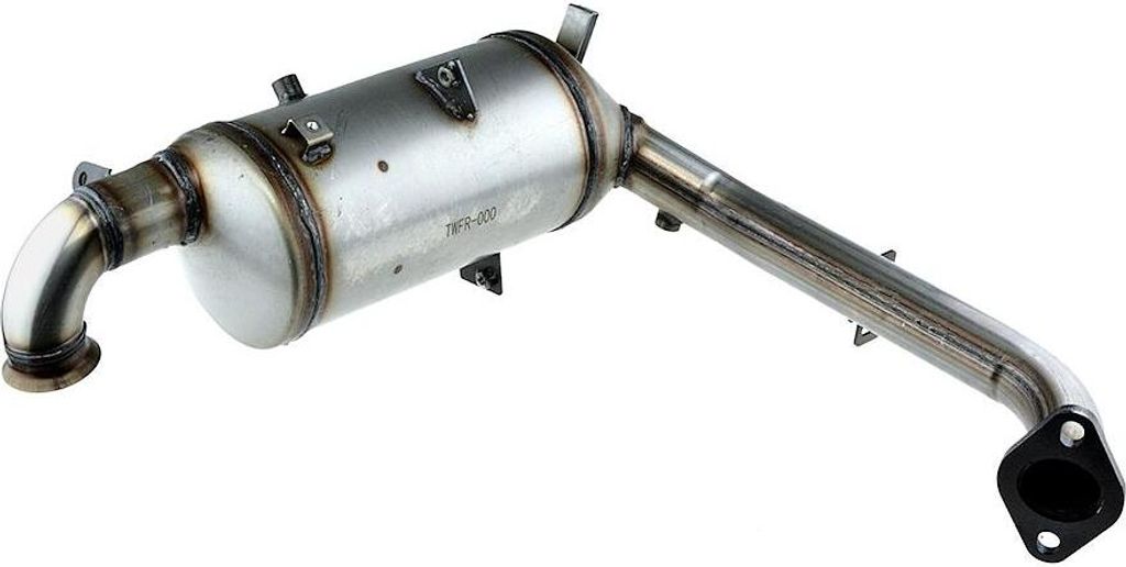 Filtr pevnych castic, vyfukovy system