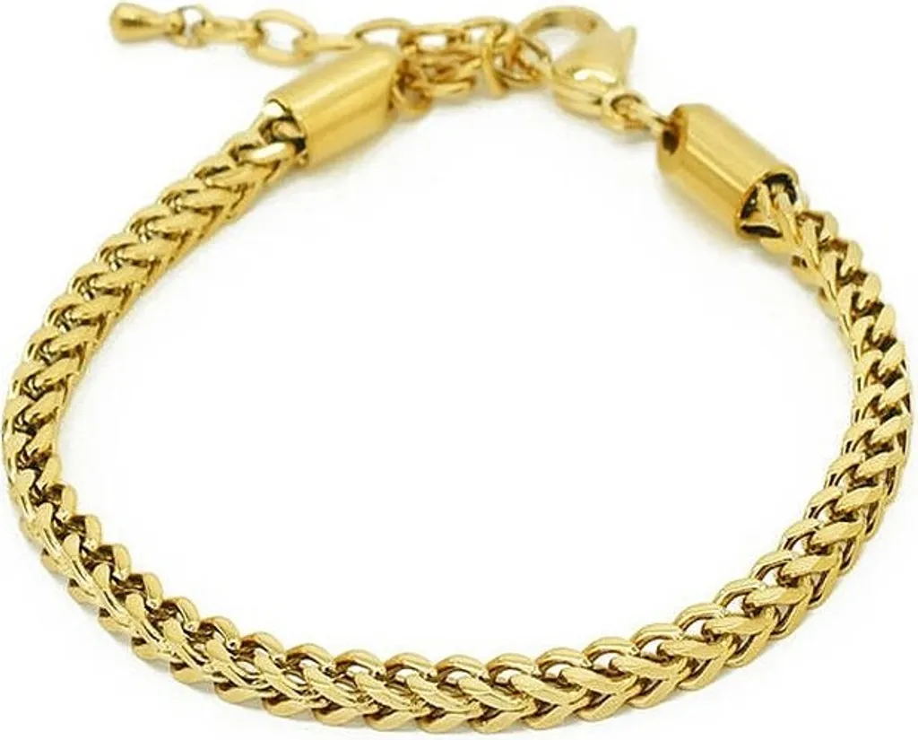 Bracelet Pacific Gold anti-noircissement en acier inoxydable durable
