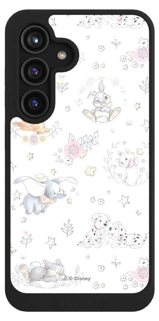 NIVOCASE Hülle für Samsung Galaxy S24 Handyhülle NIVOcore Case Schwarz Bambi Disney Dumbo