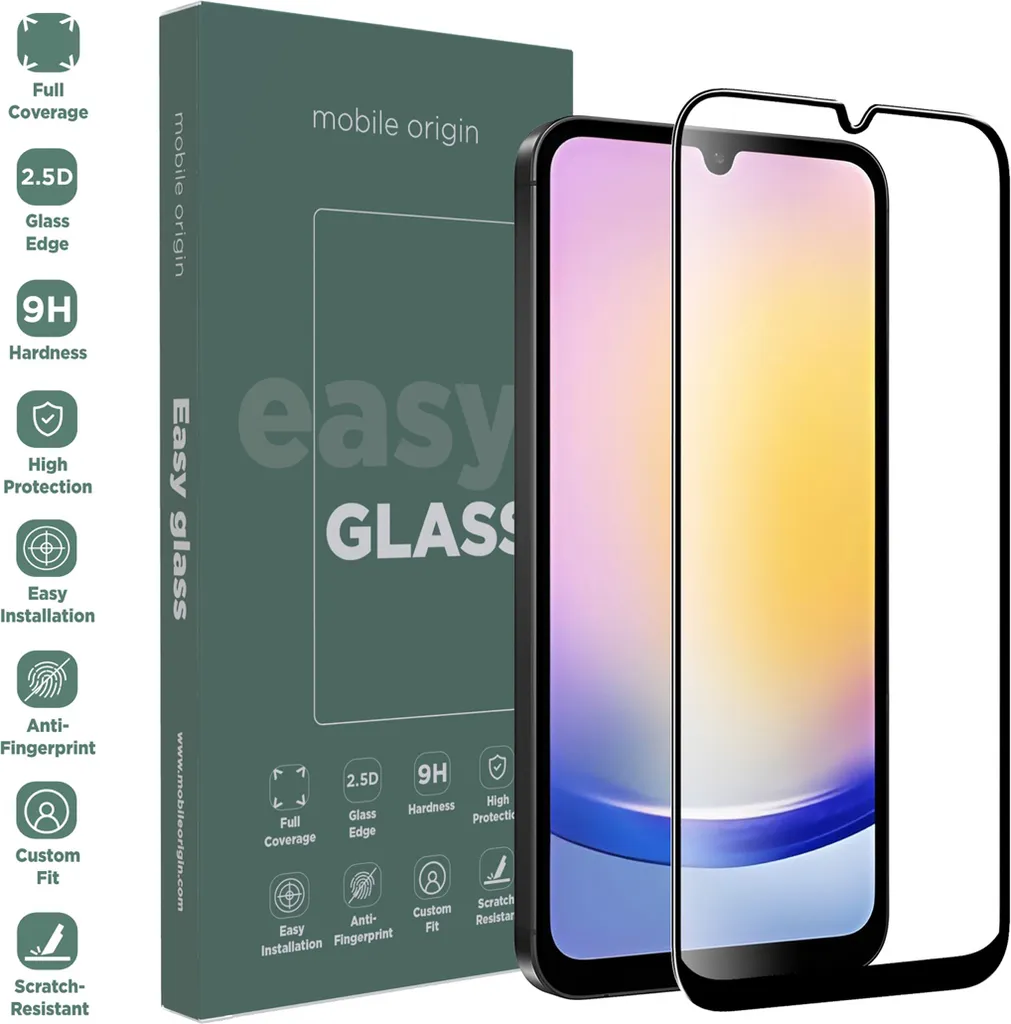Vetro Temperato Samsung Galaxy A25 5G - Mobile Origin EasyGlass 9H