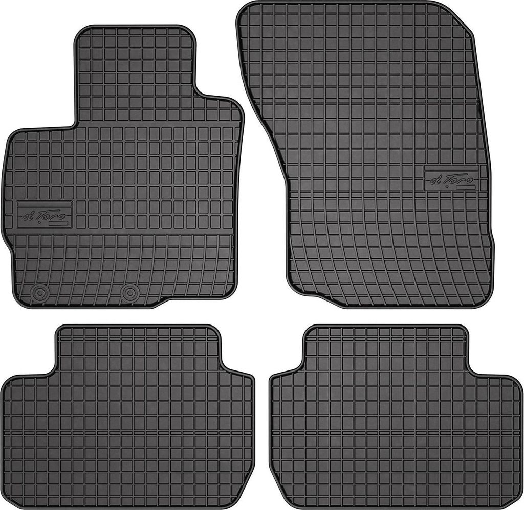 2014-2020 Mitsubishi Outlander dywaniki gumowe czarne 4 szt Zdjęcie produktu 