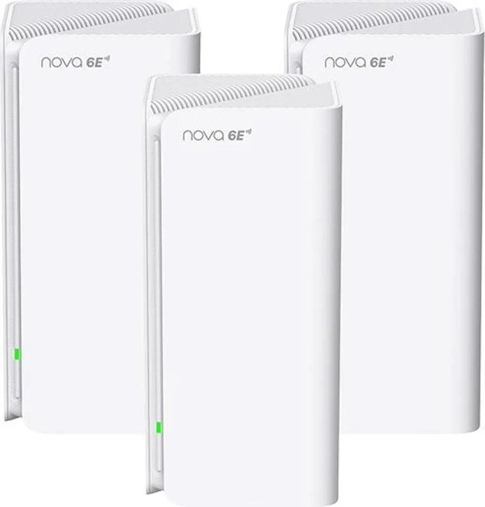 Système Wi-Fi 6 Mesh Tenda MX21 Pro Blanc Tri-bande 2.4 Gbps pack de 3