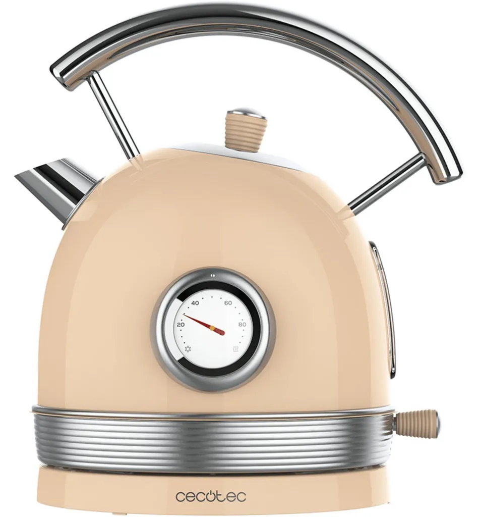 Bouilloire Rapide Cecotec Thermosense 420 Vintage pour Thé et Café