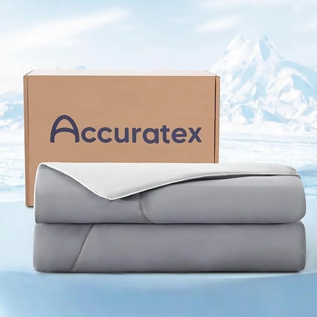 BEAUTEX Q-Max 0.45 Coperta Rinfrescante Matrimoniale 228x228 Cm - Leggera E Traspirante Per Chi Dorme Caldo