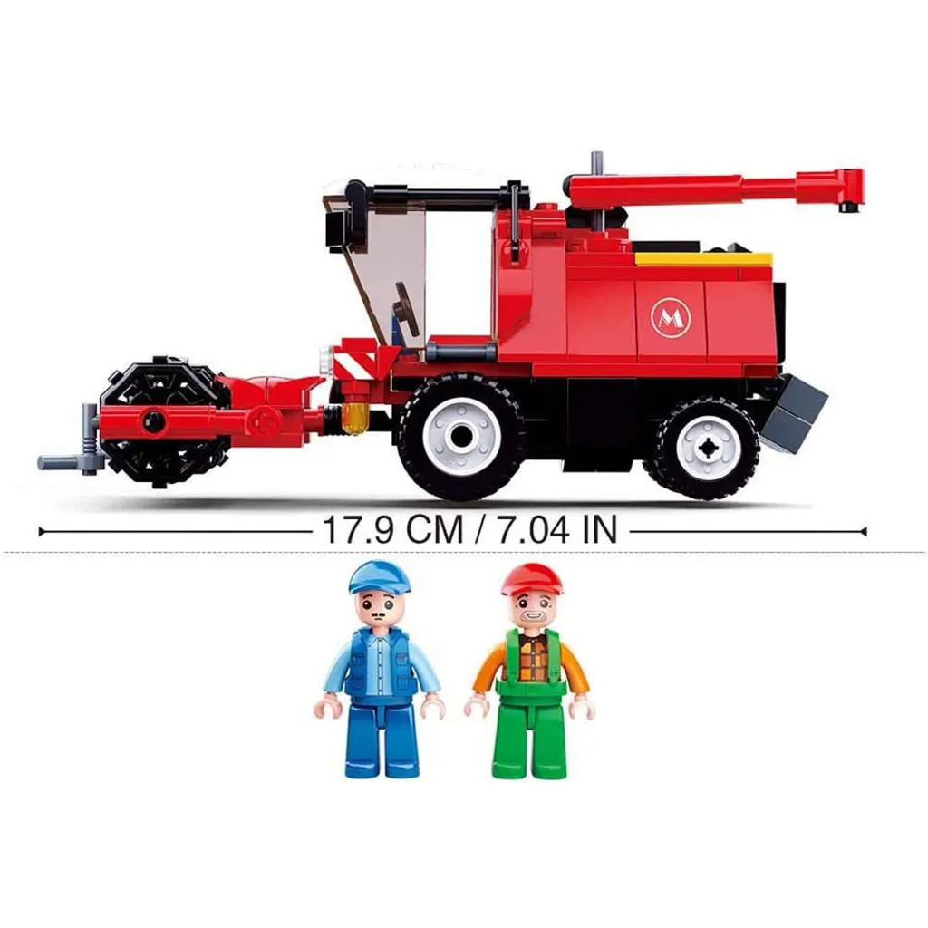 Moissonneuse Sluban M38-B0779 compatible briques avec 2 figurines