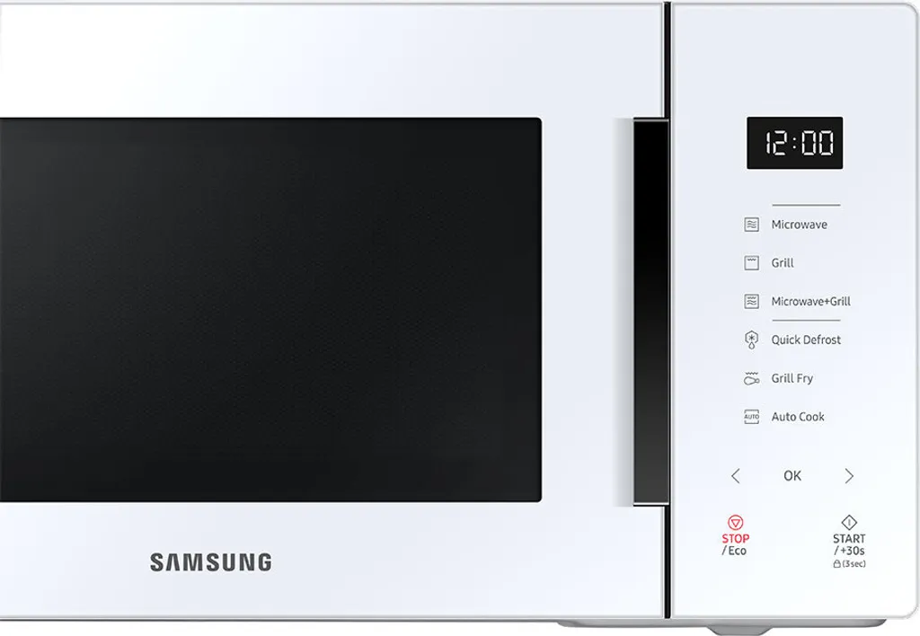 Petit Électroménager : Micro-ondes Samsung Blanc avec Grill pour Famille - 4