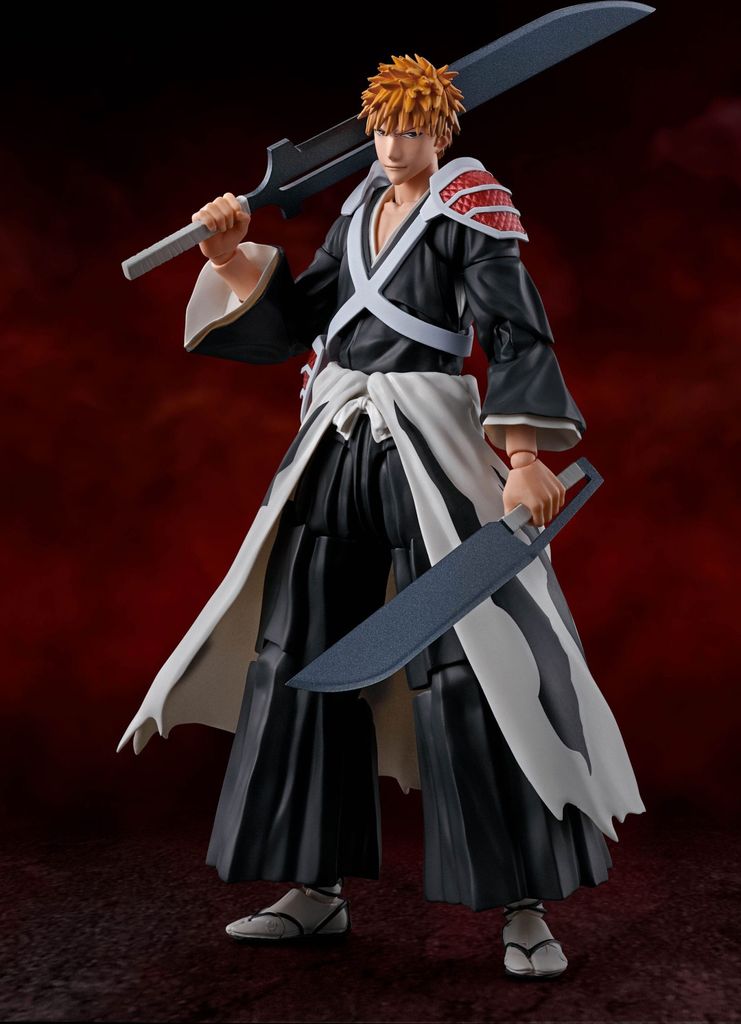 Bleach: Thousand-Year Blood War S.H. Figuarts Actionfigur Ichigo Kurosaki Dual Zangetsu 16 cm