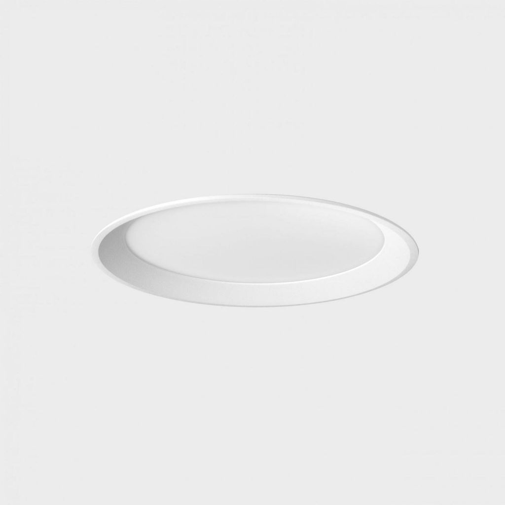 KOHL LIGHTING LIM MIRANDA Einbauleuchte mit Rahmendurchmesser 172 mm, weiß, 15 W, CRI 80, 4000 K, nicht dimmbar