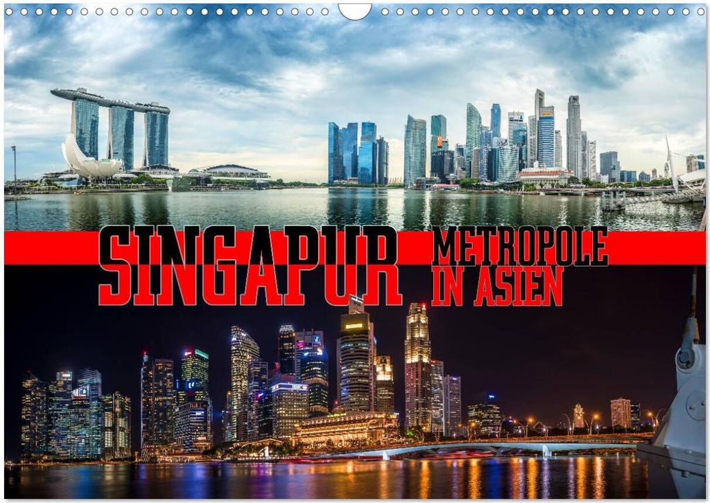 Singapur, Metropole in Asien (Wandkalender 2026 DIN A3 quer), CALVENDO Monatskalender