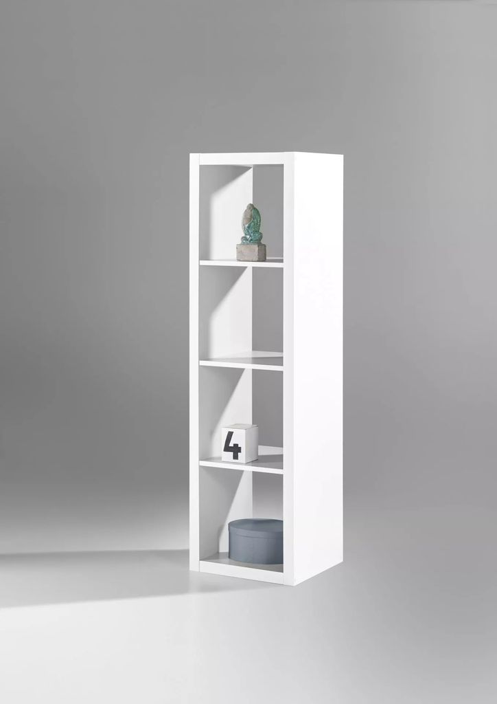 STYLE Raumteiler 4 x 1 - Weiss Nachbildung - BHT ca. 41 / Produktbild 