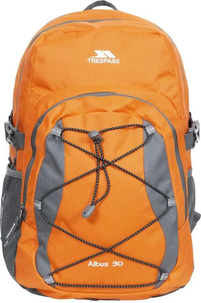 Trespass Albus 30l Rucksack Orange,Grau Herren,Damen Orange,Grau One Size