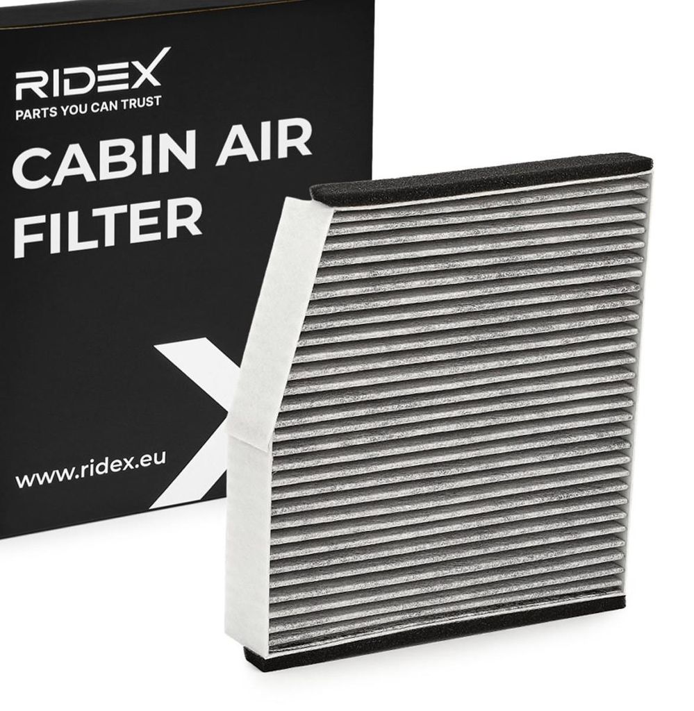RIDEX 424I0257 Aktivkohle Innenraumfilter Pollenfilter für Produktbild 