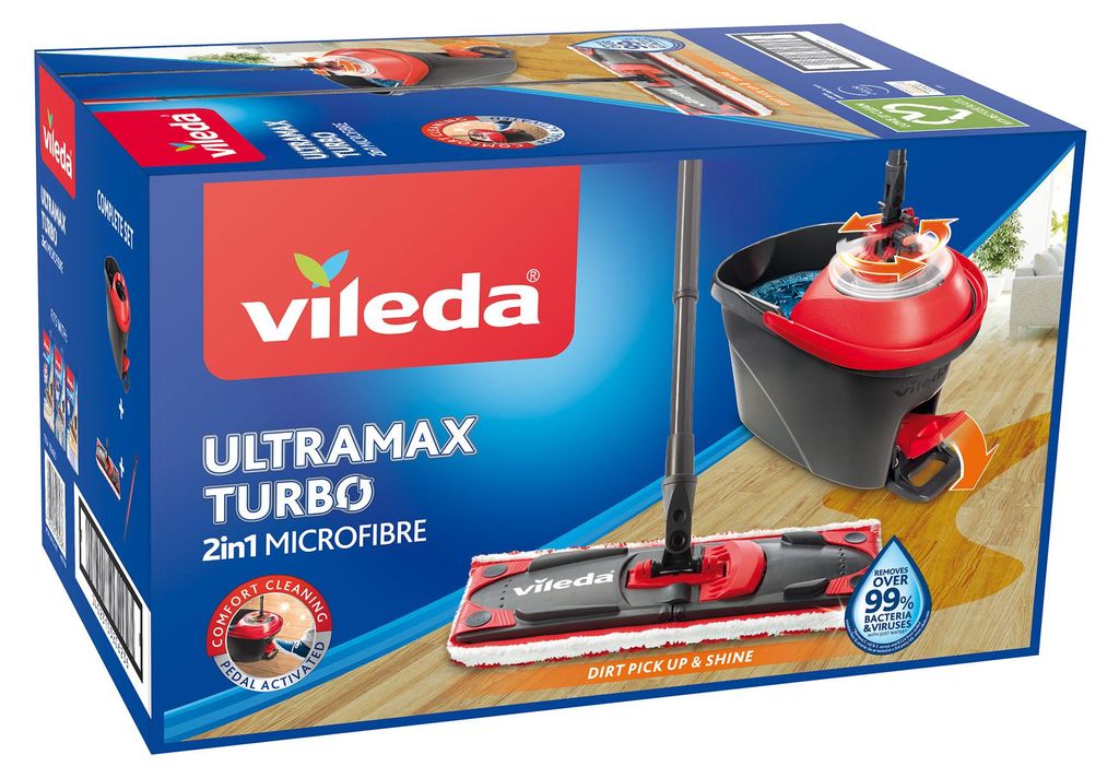 Vileda UltraMax Turbo kompletná súprava s teleskopickou Obrázok produktu 