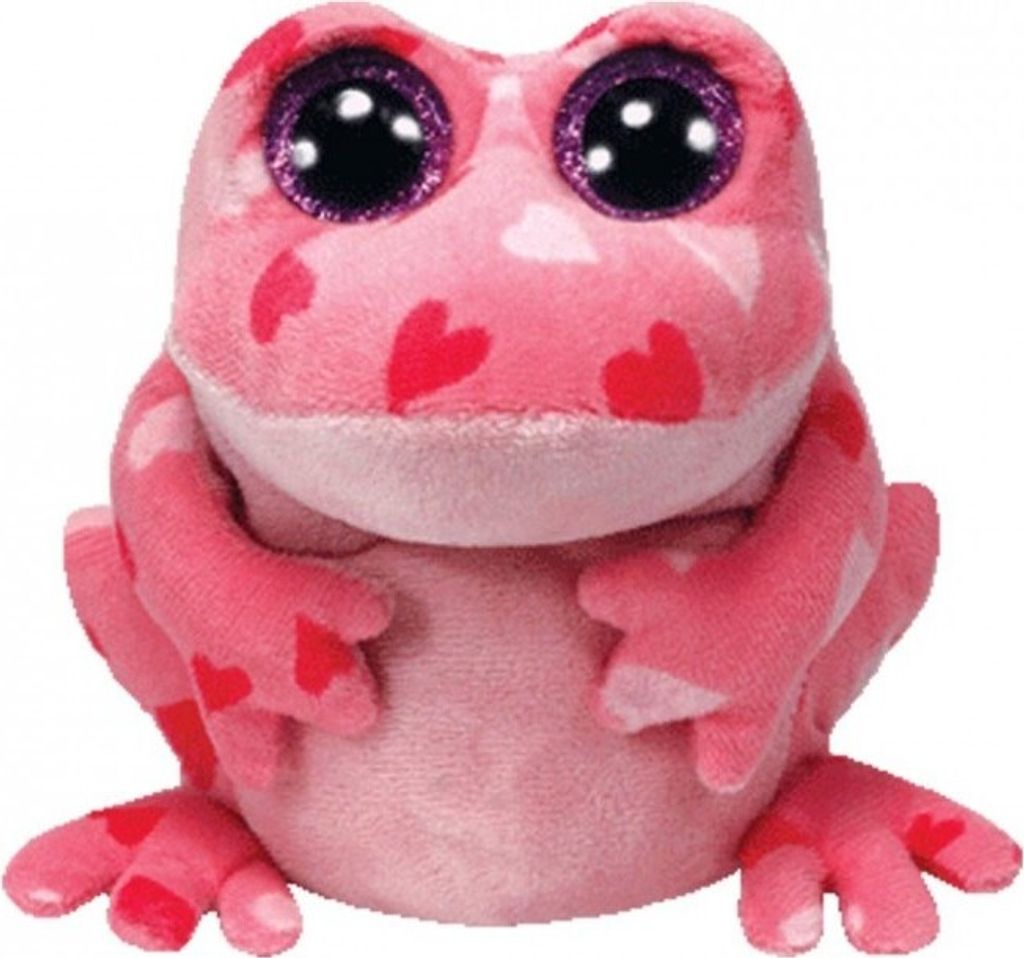 Beanie Boos - Smitten/Rana rosa con cuore 15 cm Immagine del prodotto 