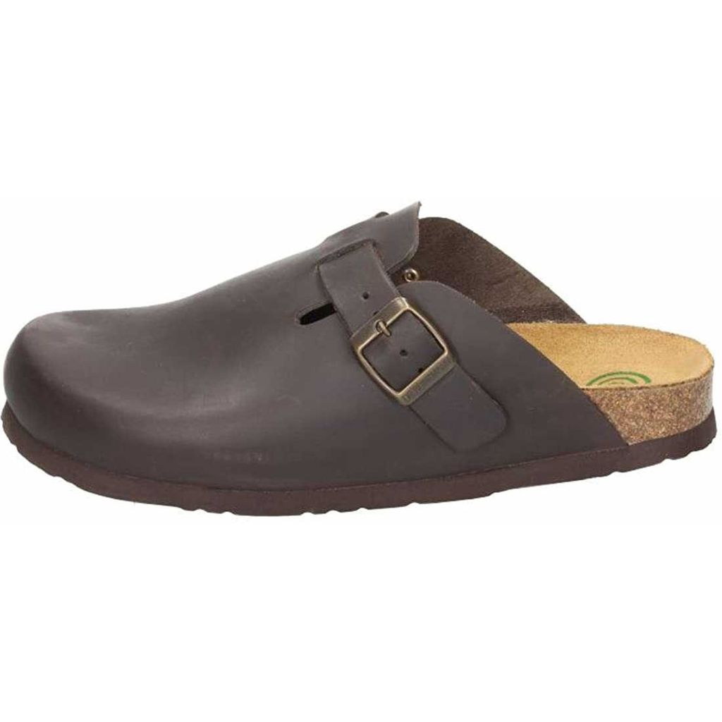Dr. Brinkmann Nerpio Clogs Weiche Lederdecksohle, Gepolstertes Naturform-Fußbett, Robust und bequem