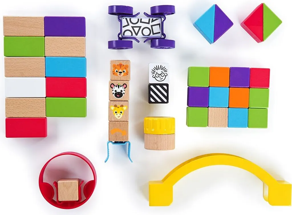 Kit Créateur Curieux Hape Baby Einstein : Jouet en Bois Tactile et Musical