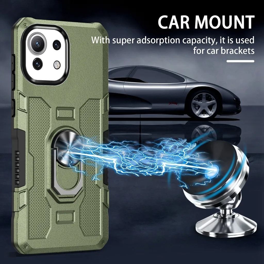 TingYR Cover per Xiaomi Mi 10T Lite 5G, Supporto Anello Rotante a 360