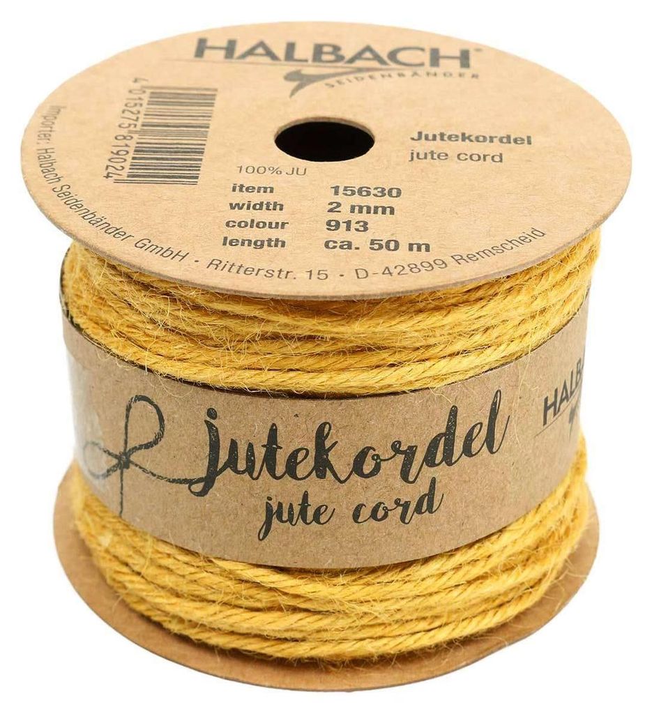 Dekorative Jutekordel für kreative Bastelideen Produktbild 
