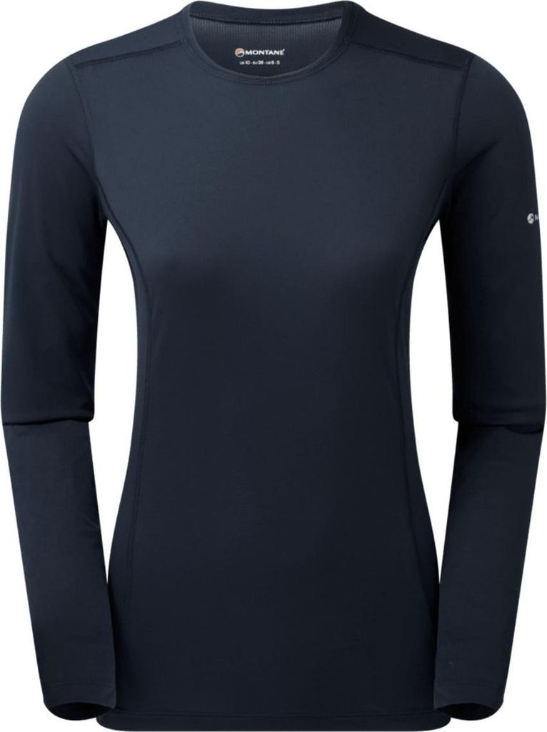 Women'S Dart Lite Long Sleeve T-Shirt, Uk10/S, Eclipse Blue (Blue) - Montane