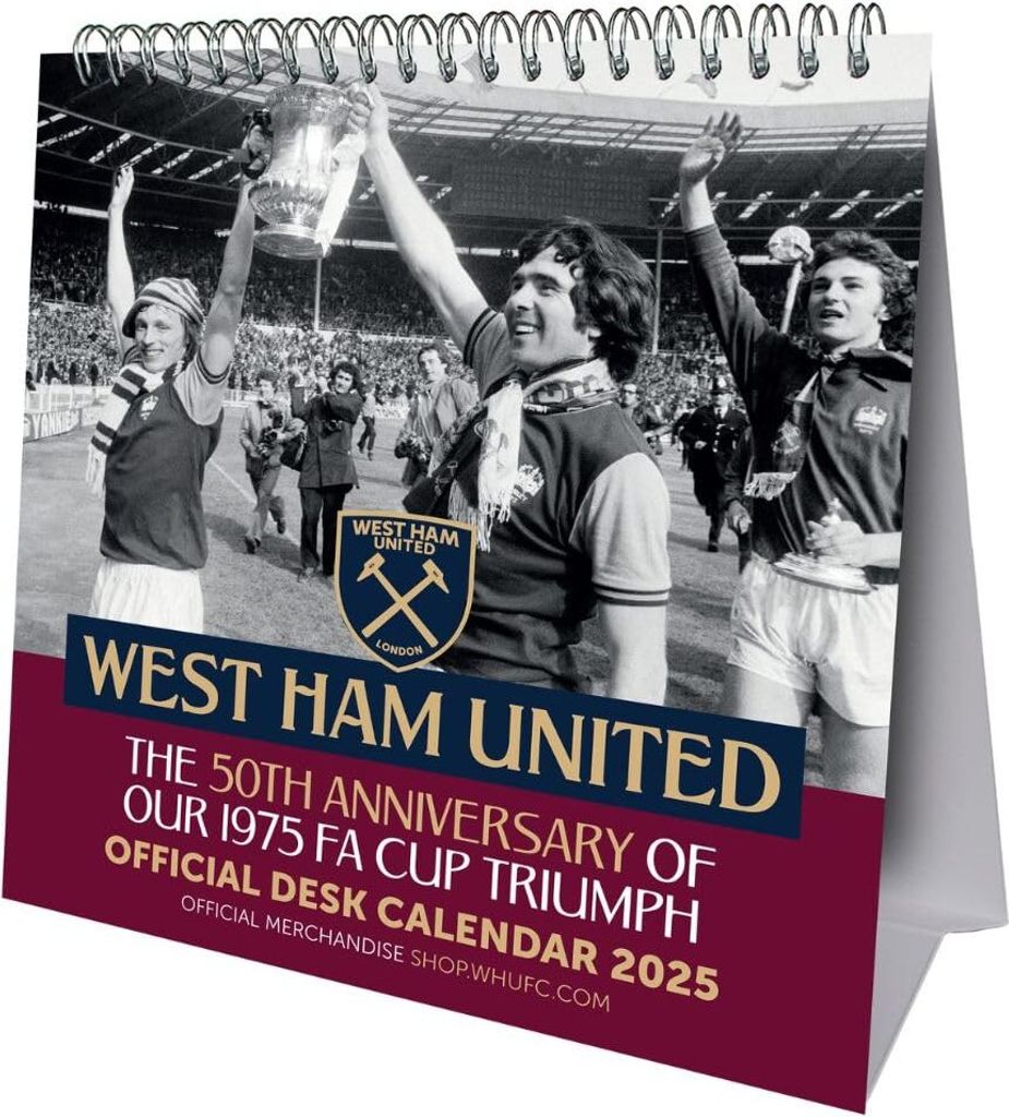 West Ham United FC Tischkalender "FA Cup Kaufland.cz