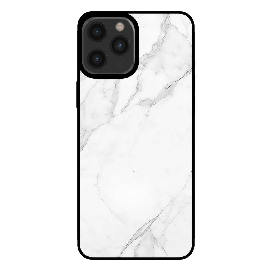 Cover Marmo iPhone 12 Pro Max Bianco in TPU - Protezione Smartphonica