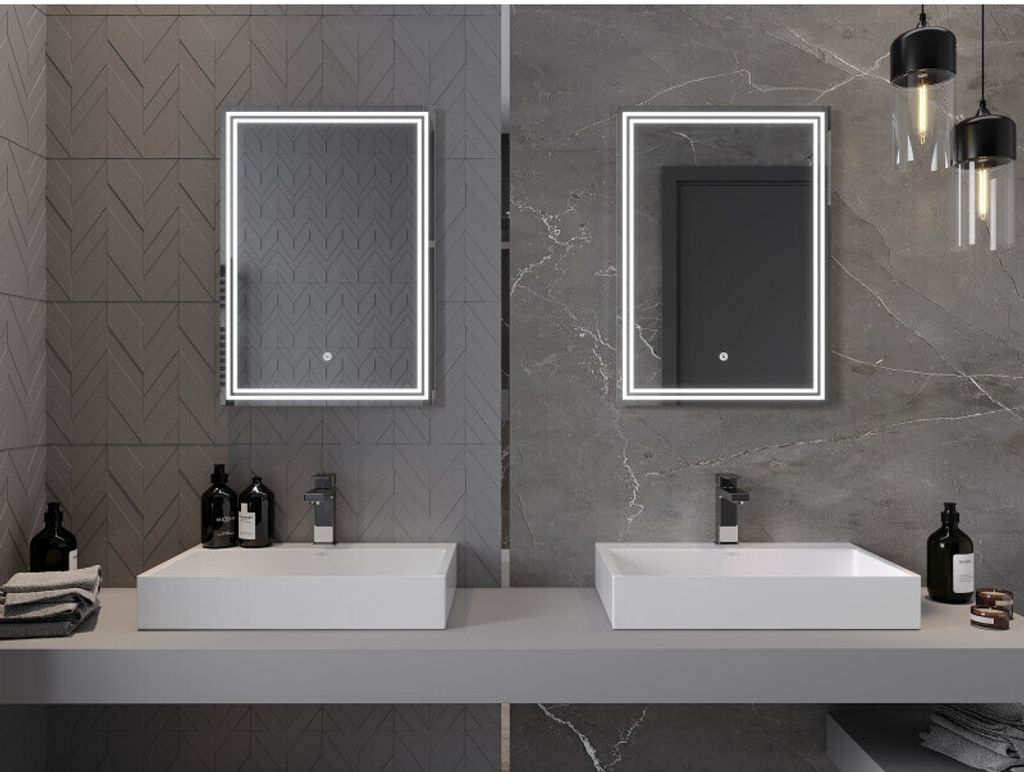 Mexen Taco podsvícené koupelnové zrcadlo 50 x 70 cm, LED Obrázek produktu 4