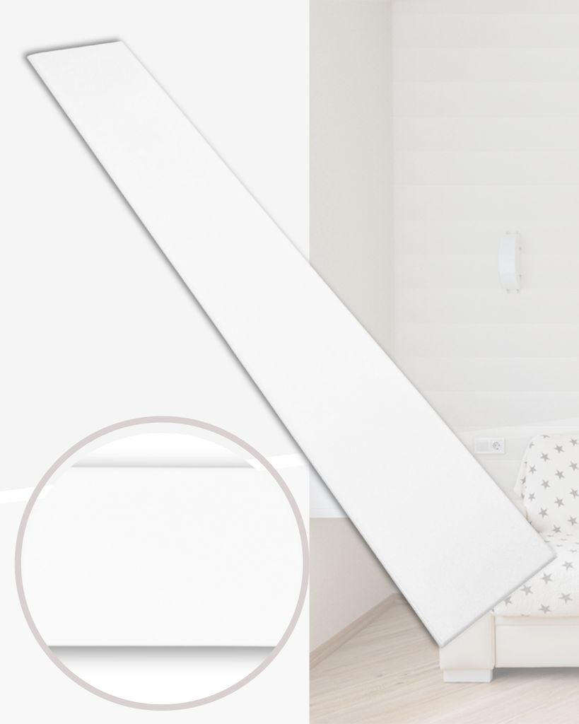 10m² | 60 Stück Deckenpaneele Styropor Polystyrol XPS – Holzoptik Beton Marmor Imitat | Leichte Platten für Wand- & Deckenverkleidung - Uni-weiß