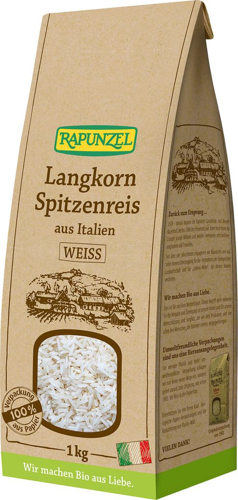 Rapunzel Thaibonnet-Langkornreis weiss 1kg