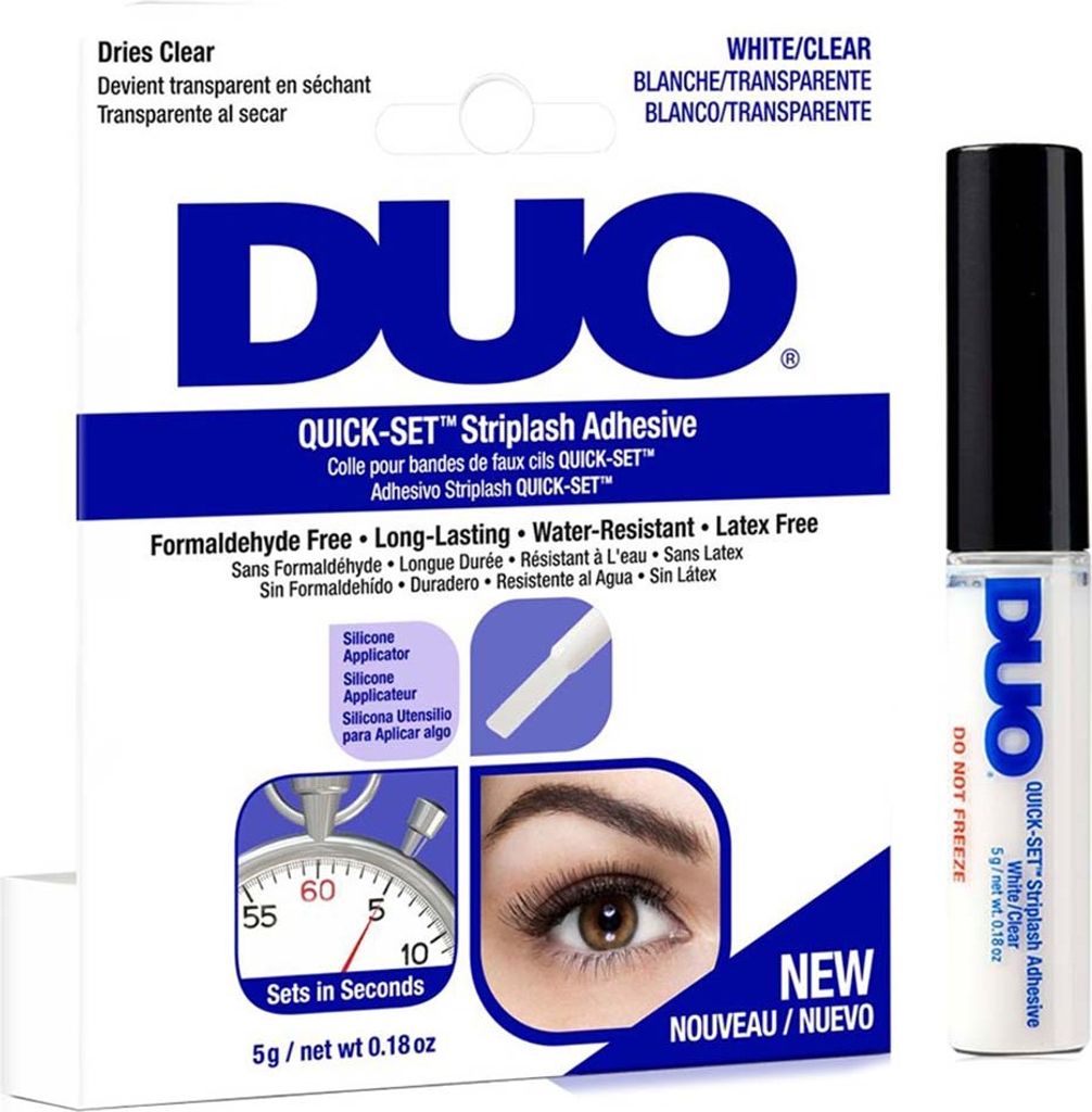 Ardell DUO Quick-Set farbloser Wimpernkleber, schnelltrocknend, 5 g