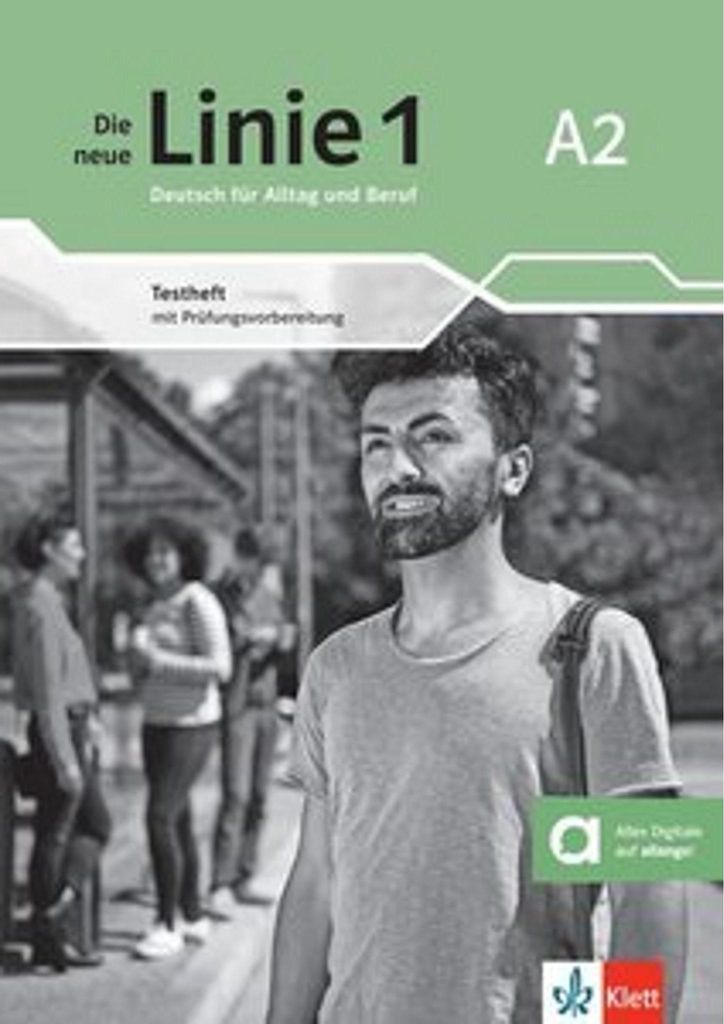 Die neue Linie 1 A2. Testheft mit Prüfungsvorbereitung und Produktbild 