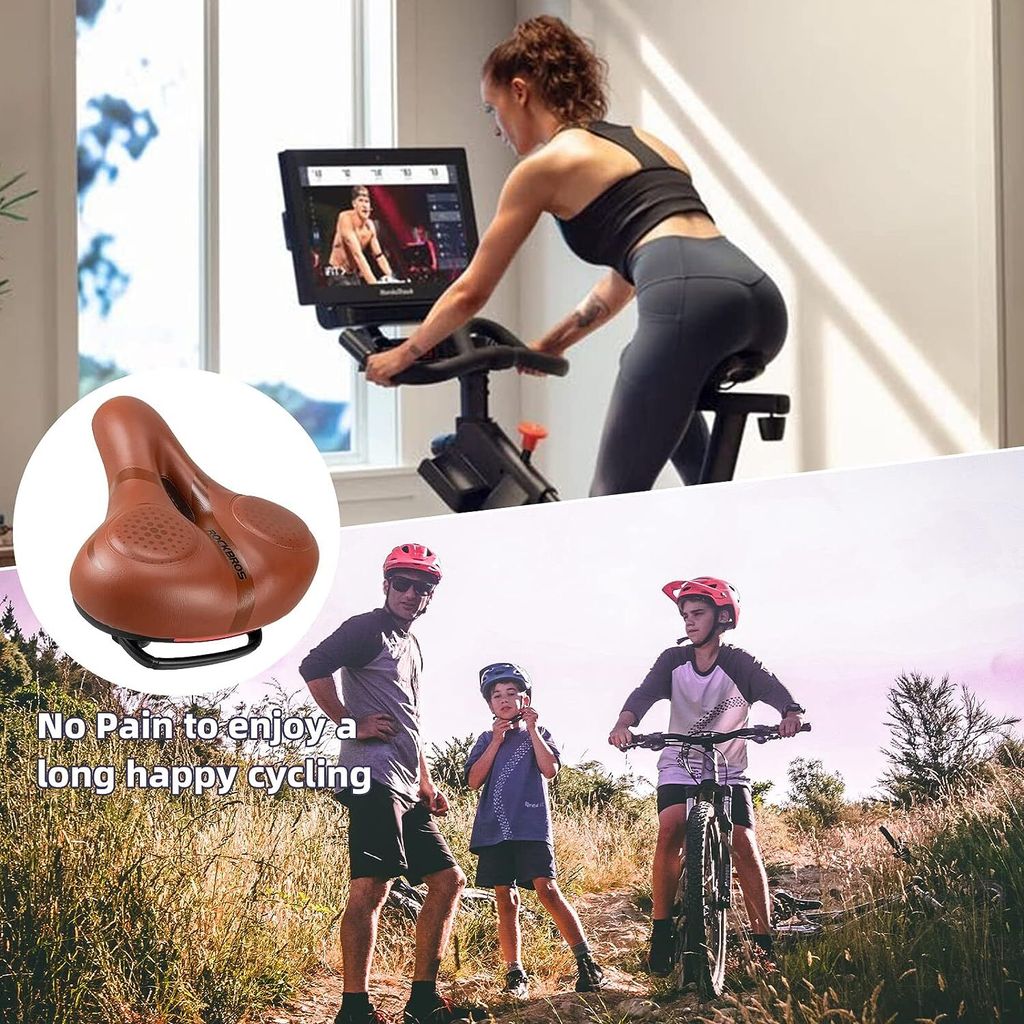 ROCKBROS Fahrradsattel Ergonomisch Breit Fahrradsitz Produktbild 5