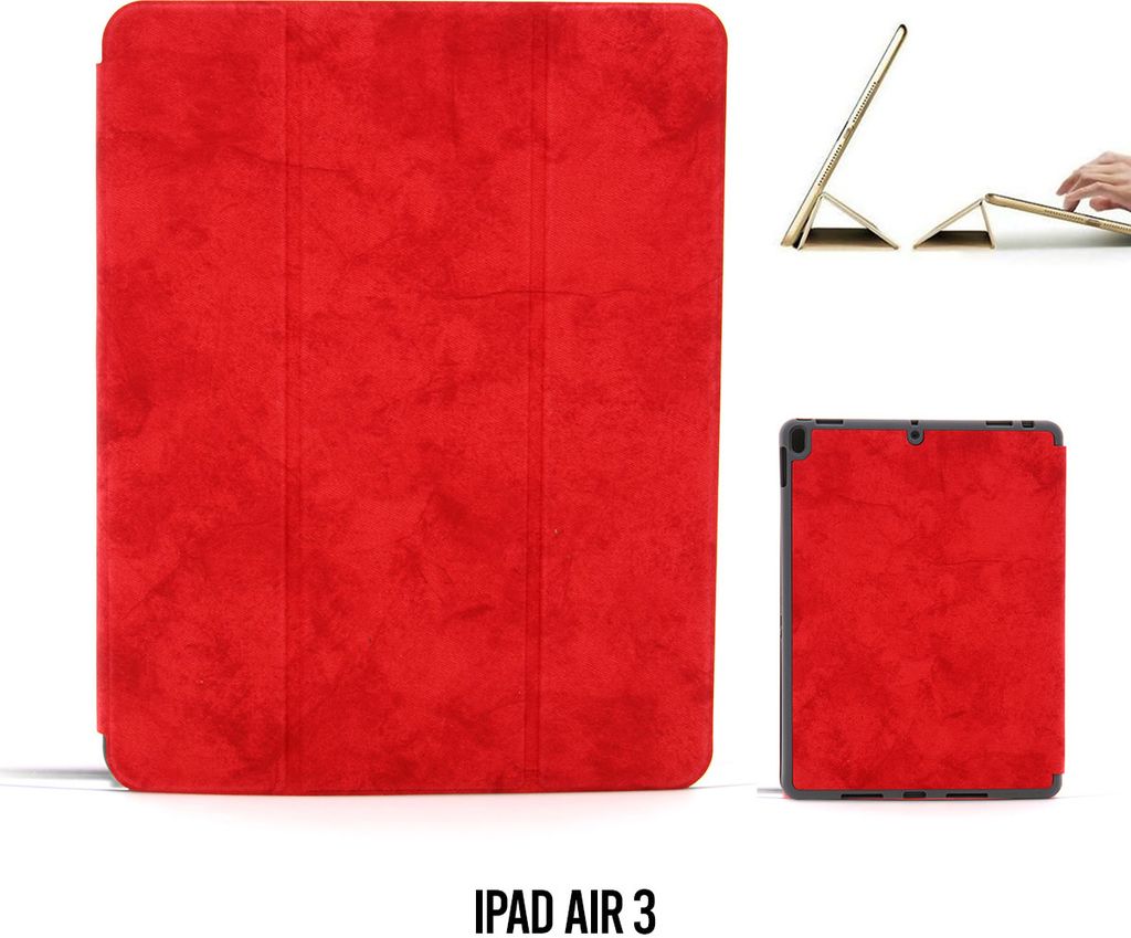 Book case Tablet Apple iPad Air 3 Smart Case Red for iPad Air 3 Marble