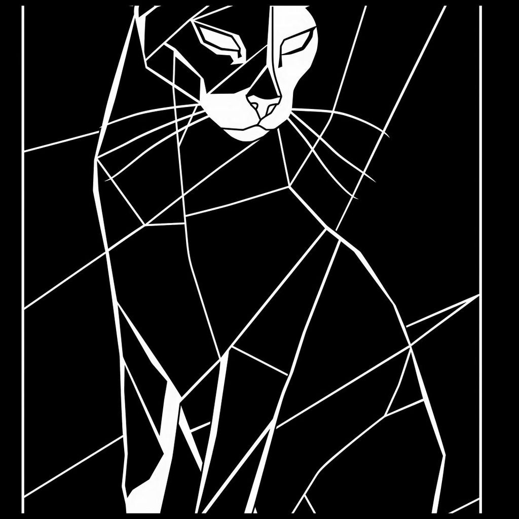 Plakat 90x90cm Aus dem Rahmen fallen