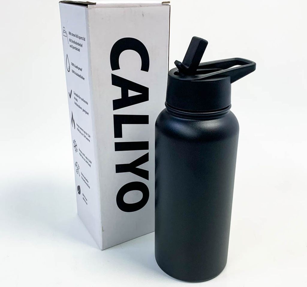 CALIYO nerezová láhev na vodu 950 ml termoska s vysokou Obrázek produktu 