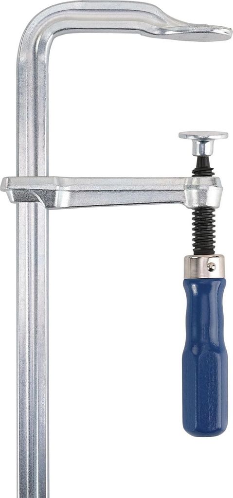 Tecwerk Ganzstahlschraubzwinge Holzgriff - 1 Stk.