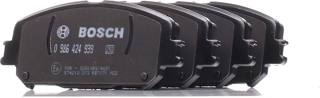 Set di pastiglie freno, freno a disco BOSCH 0 986 424 939 Immagine del prodotto 