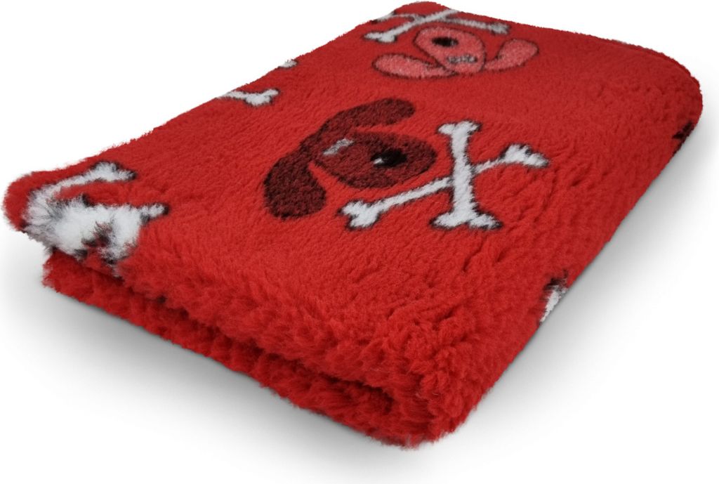 Vet Bed Hundebett Crossbones rot 150 x 100 cm