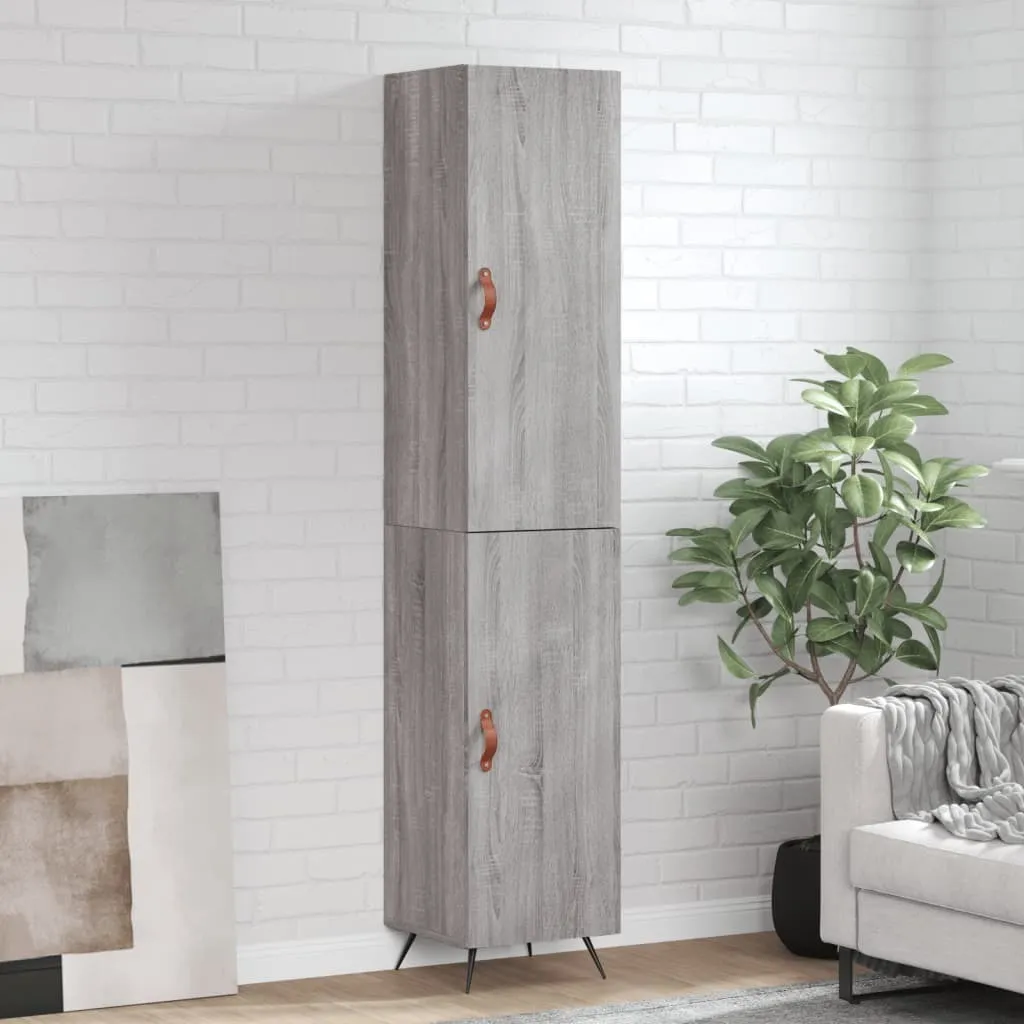 vidaXL Mobile Colonna Grigio Sonoma | Arredo Chic per Piccoli Spazi