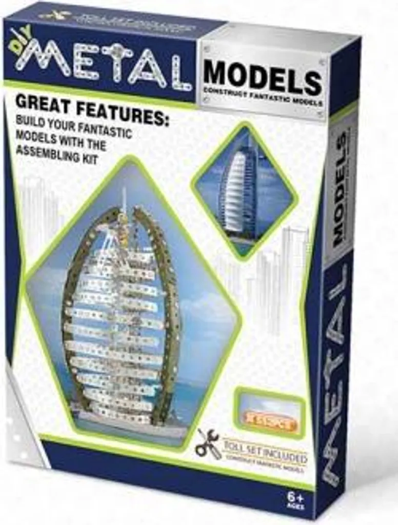 Kit construction métal Burj Al Arab 552p : stop aux écrans, créez !