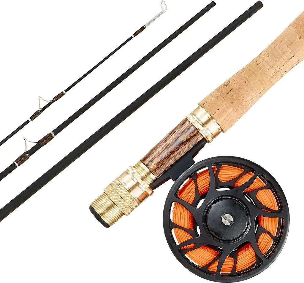Canne à Pêche Carbone IM7 avec Moulinet et Boîte à Hameçons pour Vacances
