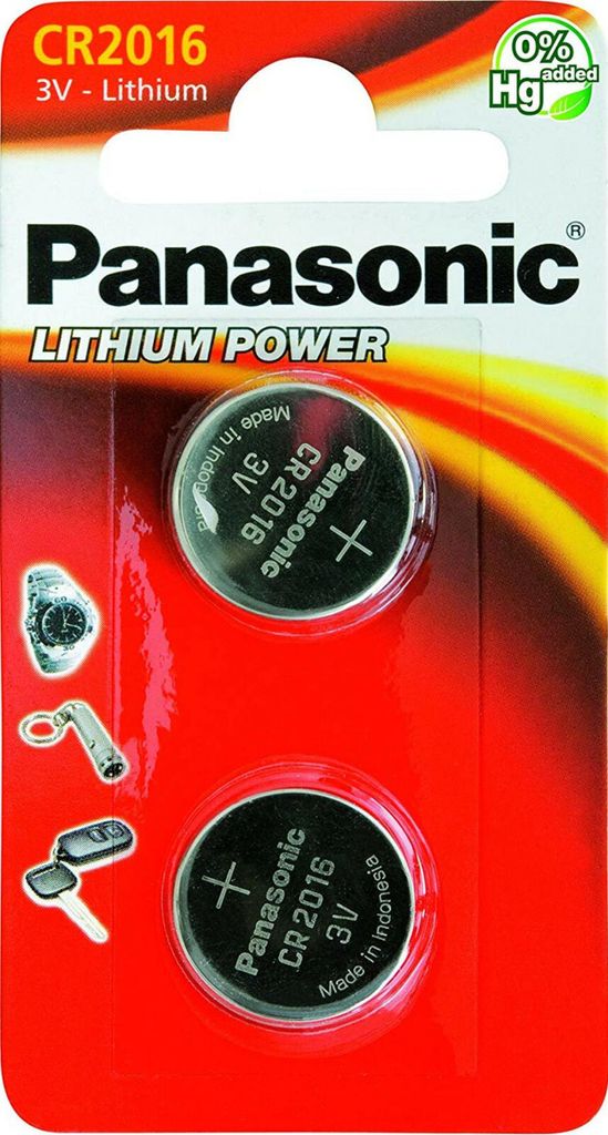 Panasonic CR-2016EL/2B, Einwegbatterie, CR2016, Lithium, 3 Produktbild 
