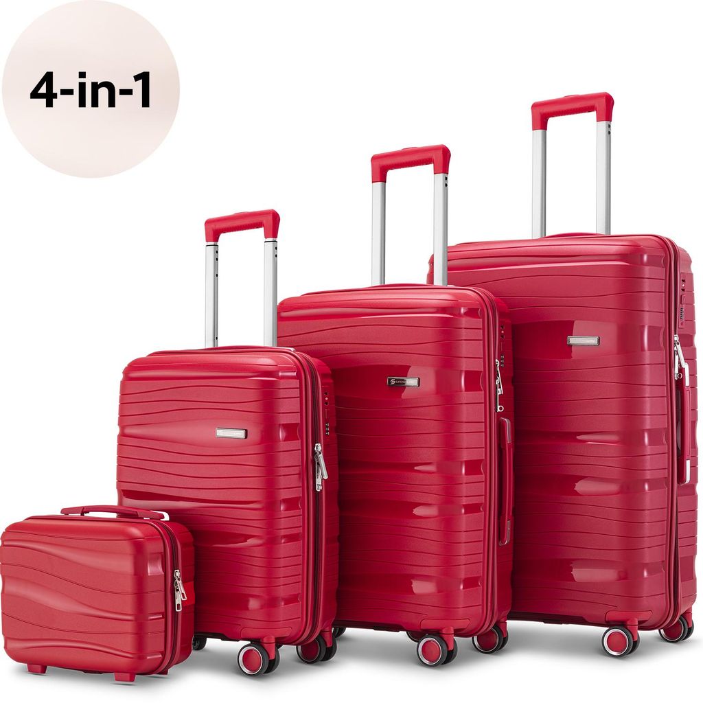 SKYCASES Travel One - 4 teiliges Hartschalenkoffer-Set aus Produktbild 